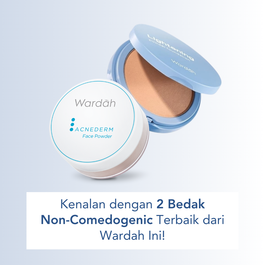 Wardah Lightening Powder Foundation dan Wardah Acnederm Face Powder