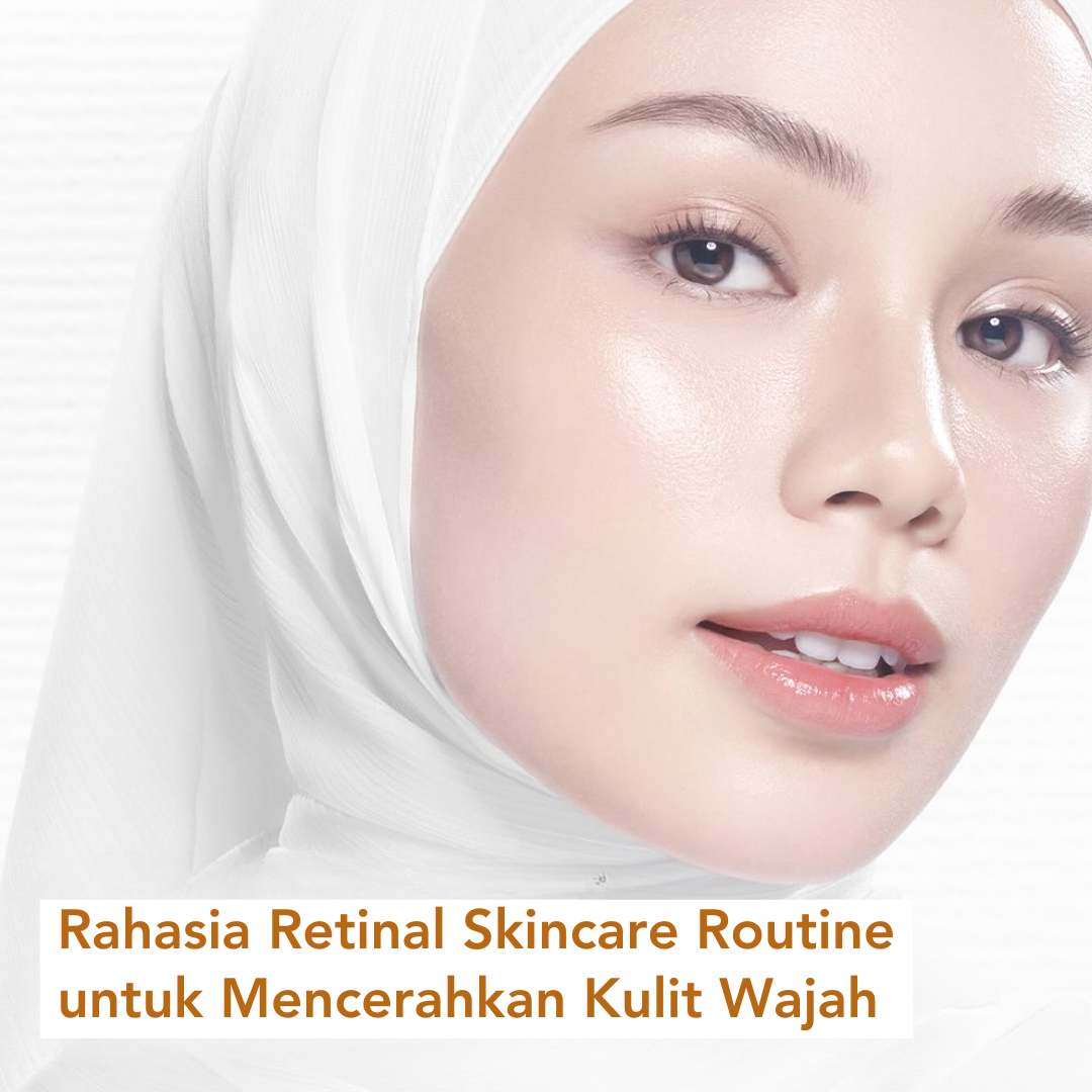 Seorang perempuan berhijab yang memiliki kulit cerah, sehat, dan glowing